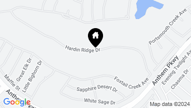 Map of 2429 Hardin Ridge Drive, Henderson NV, 89052