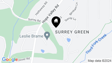 Map of 4 Surrey Lane, Durham NC, 27707