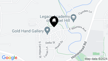 Map of 309 E Winmore Avenue, Chapel Hill NC, 27516