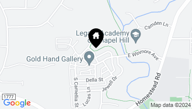 Map of 113 Atterbury Street, Chapel Hill NC, 27516