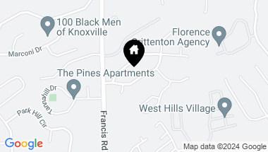 Map of 1231 Grenoble Drive, Knoxville TN, 37909