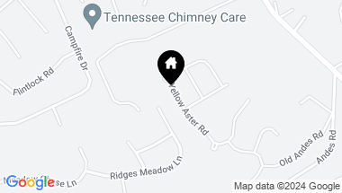 Map of 8610 Yellow Aster Rd, Knoxville TN, 37931