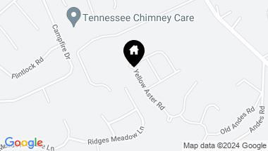 Map of 8606 Yellow Aster Rd, Knoxville TN, 37931