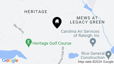 Map of 1301 Colonial Club Road, Wake Forest NC, 27587