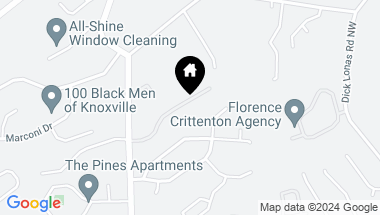 Map of 1438 Francis Station Drive, Knoxville TN, 37909