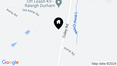 Map of 2350 Coley Road, Durham NC, 27703