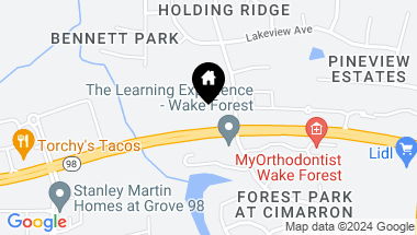 Map of 7937 Wexford Waters Lane, Wake Forest NC, 27587