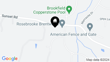 Map of 1607 Rosebrooke Drive Lot 21, Brentwood TN, 37027