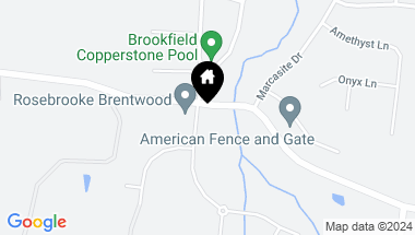 Map of 1606 Rosebrooke Drive Lot, Brentwood TN, 37027