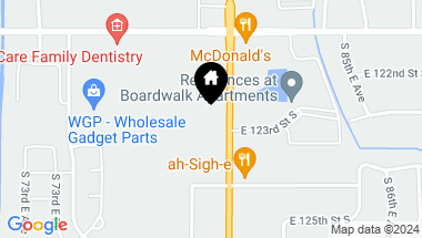 Map of 12300 S Memorial Drive Drive, Bixby OK, 74008