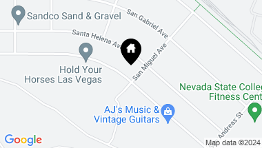 Map of 1028 Santa Ynez Avenue, Henderson NV, 89002