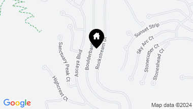 Map of 29 Rockstream Drive, Henderson NV, 89012