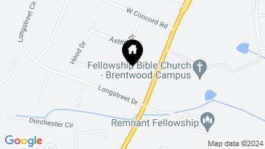 Map of 1215 Franklin Rd, Brentwood TN, 37027