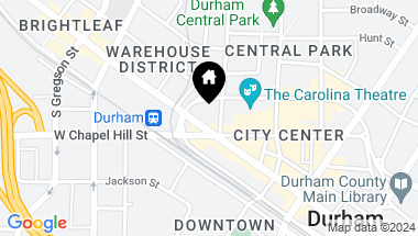 Map of 400 W Main Street # 2505, Durham NC, 27701