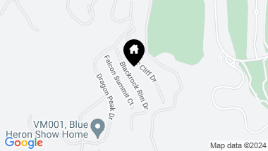 Map of 682 Blackrock Rim Drive, Henderson NV, 89012
