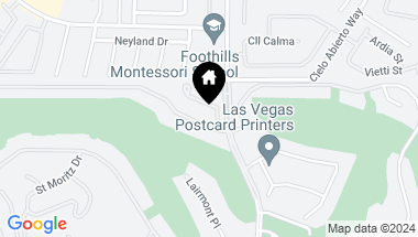 Map of 1402 Foothills Village Drive, Henderson NV, 89012