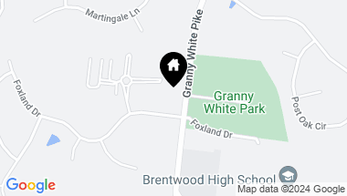 Map of 609 Granny White Pike, Brentwood TN, 37027