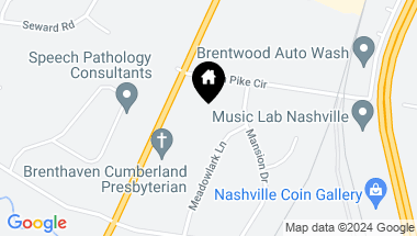 Map of 506 Franklin Road , Brentwood TN, 37027