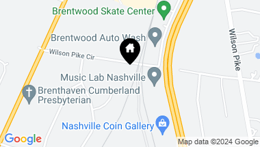Map of 7019 Wilson Pike Circle, Brentwood TN, 37027