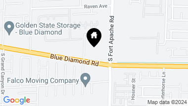 Map of B. Diamond, Las Vegas NV, 89178