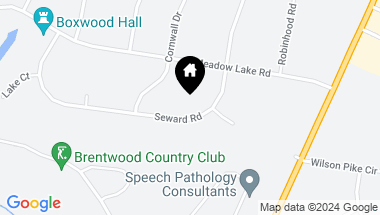 Map of 5106 Seward Rd, Brentwood TN, 37027