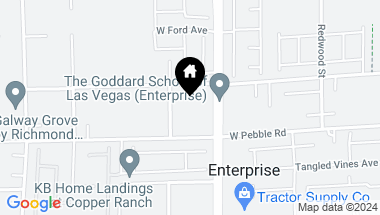 Map of Pebble Boulevard, Las Vegas NV, 89113