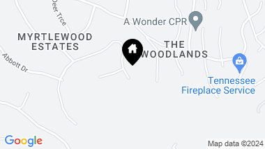 Map of 5812 Woodland Hills Dr, Nashville TN, 37211