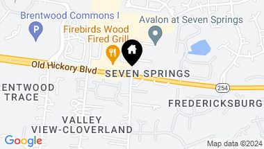 Map of 307 Seven Springs Way Unit: 403, Brentwood TN, 37027