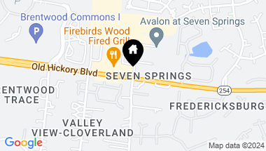 Map of 309 Seven Springs Way Unit: 301, Brentwood TN, 37027