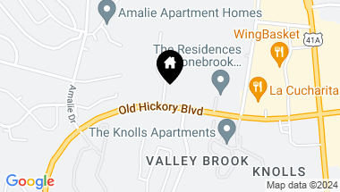 Map of 501 Hickory Villa Dr, Nashville TN, 37211