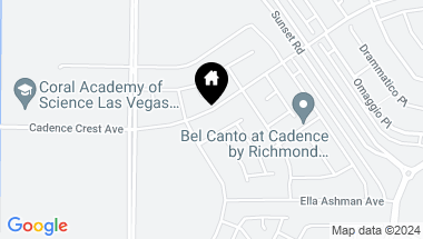 Map of 73 Cadence Crest Avenue, Henderson NV, 89011