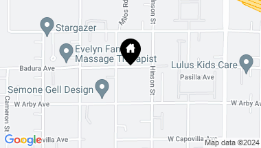 Map of 4155 Badura Avenue, Las Vegas NV, 89118
