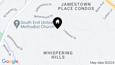 Map of 584 Whispering Hills Dr, Nashville TN, 37211