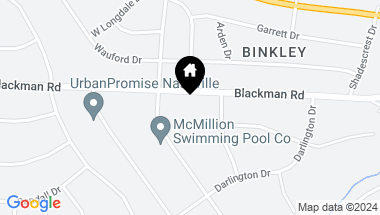 Map of 327 Blackman Rd, Nashville TN, 37211