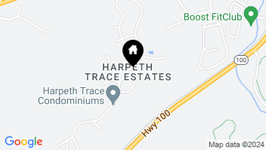 Map of 707 Harpeth Trace Dr, Nashville TN, 37221