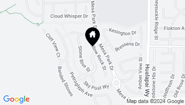 Map of 6101 Willow Rock Street, Las Vegas NV, 89135