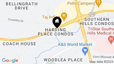 Map of 441 Harding Pl #F4, Nashville TN, 37211