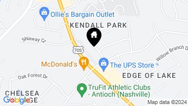 Map of 2445 Broadview Dr, Nashville TN, 37217