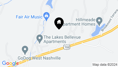Map of 6842 Highway 70, S, Nashville TN, 37221