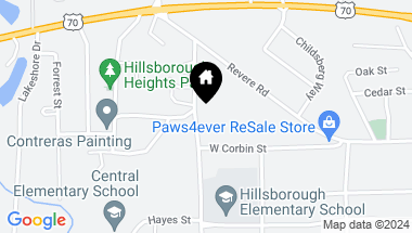 Map of 540 N Nash Street, Hillsborough NC, 27278