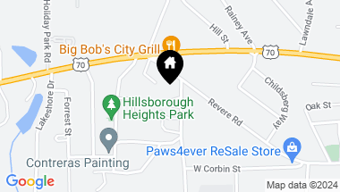 Map of 565 N Nash Street, Hillsborough NC, 27278