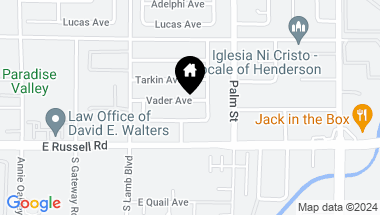 Map of 4311 Vader Avenue, Las Vegas NV, 89120