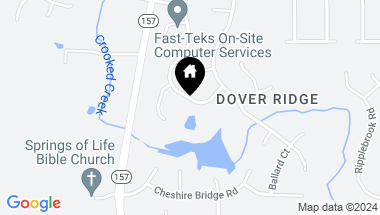 Map of 4515 Paces Ferry Drive, Durham NC, 27712
