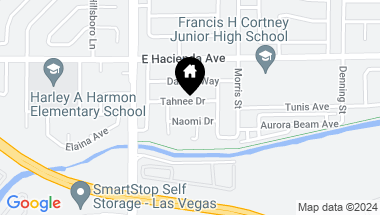 Map of 5111 Tahnee Drive, Las Vegas NV, 89122