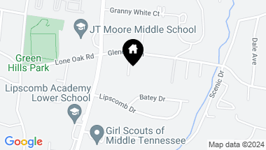Map of 111 Glendale Garden Dr, Nashville TN, 37204