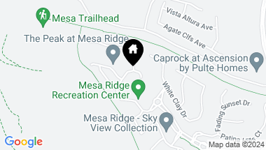 Map of 5158 Peak Climb Drive, Las Vegas NV, 89135
