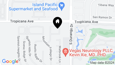 Map of 4963 Mesa Capella Drive, Las Vegas NV, 89148