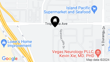Map of 4944 Spanish Heights Drive, Las Vegas NV, 89148