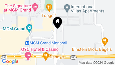 Map of 4784 Koval, Las Vegas NV, 89109