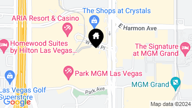 Map of 3750 South Las Vegas Boulevard 4306, Las Vegas NV, 89158